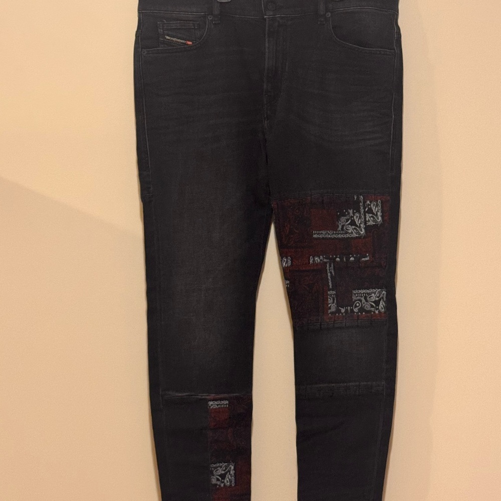 Diesel Men's Black Skinny Jeans